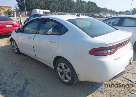 2016 Dodge Dart Sxt из США, поврежденный, VIN 1C3CDFBBXGD605363